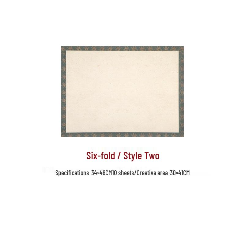 Retro Xuan Paper Semi-ripe Calligraphy Notebook for National Exhibition Submissions