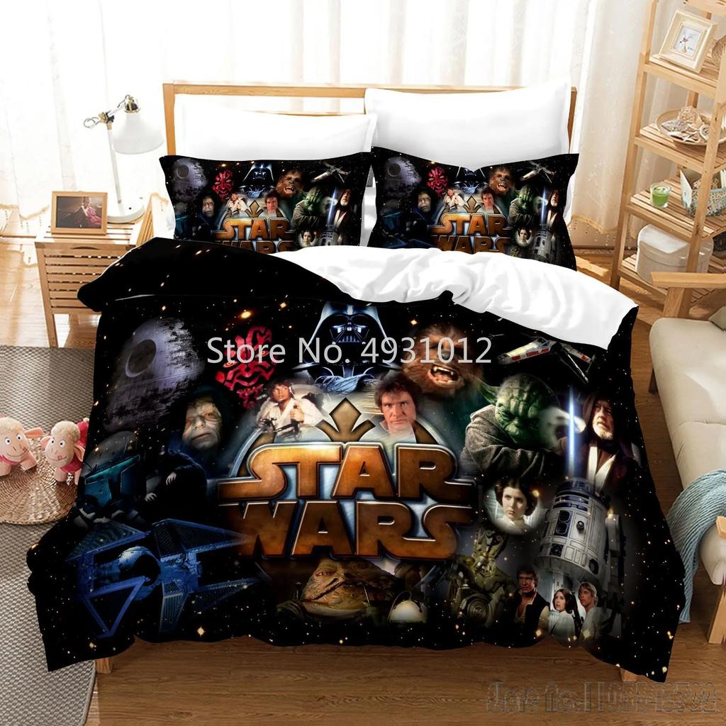 Anime 3D Printed Black Warrior Bedding Set Baby Duvet Cover Sets Bedclothes Twin Single King Kids Adult Gift