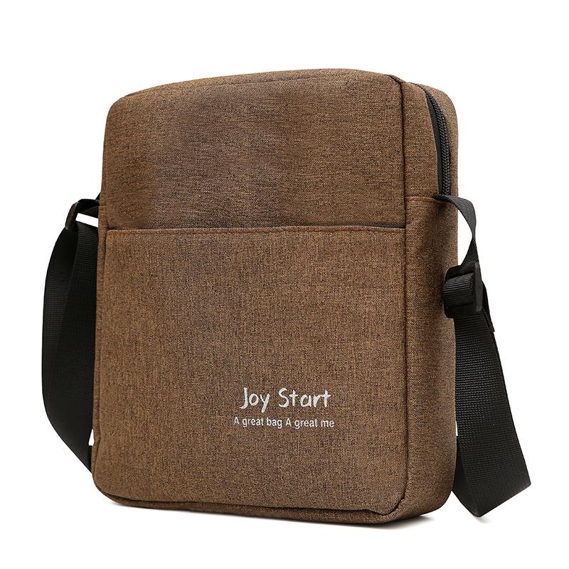 Men'S Casual Shoulder Bag Lightweight Nylon Shoulder Waterproof Messenger Bag Outdoor Backpack