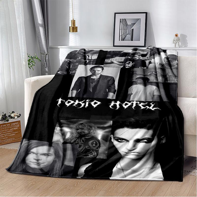 29 Styl Nový Tokio Hotel Rocková Kapela Tom Bill Kaulitz Deku, Měkká Přehozová Deku pro Domov Ložnici Postel Pohovka Kryt Dětský Dárek Kryt