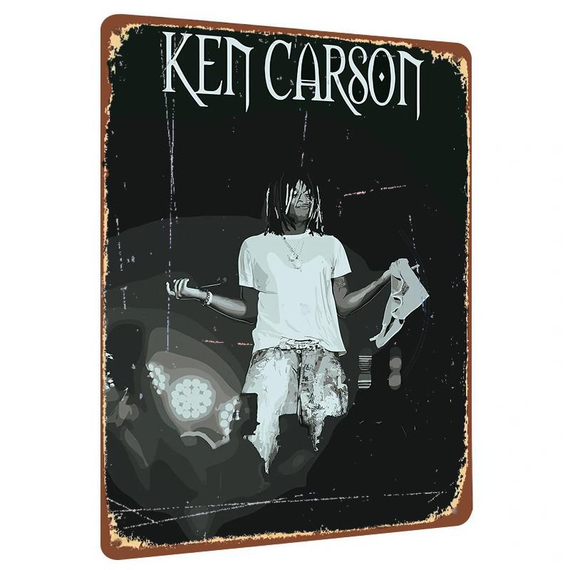 

Ken Carson American Rapper Music Art Print Custom Metal Tin Sign Wall Decor for Bedroom Living Room 20x30cm（7.8x11.8inch）