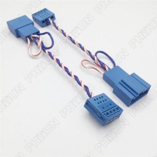 2x Subwoofer Connector Adapter Cable For BMW 1 3 5 6 7 Series X1 X3 X5 X6 Z3 Z4