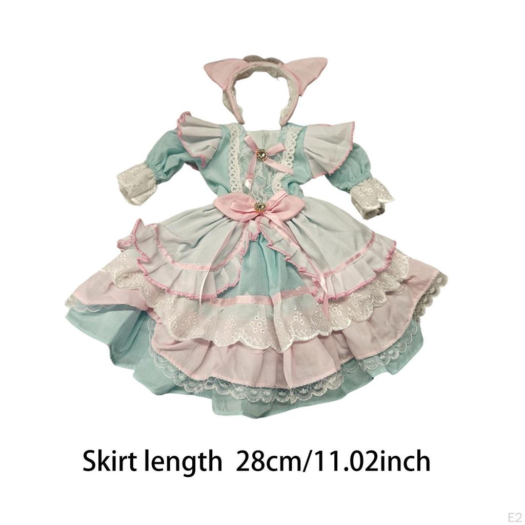 1/3 BJD Doll Clothes,Compatible 60cm 24 Fashionable Stylish Photo Props Princess Look Outfit