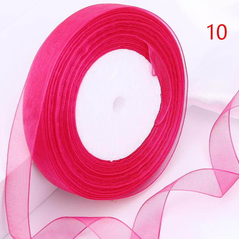 38Meter/Roll 1.5Cm Sheer Chiffon Ribbon For Handmade Bow Craft Wedding Christmas Decoration Diy Card Gift Wrapping