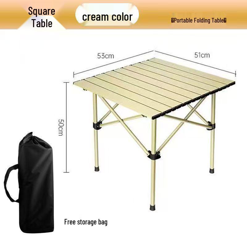 Portable Folding Picnic & Camping Table Chair Set for Outdoor & Night Market
