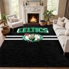 Boston Celtics Teppe Dørmatte for Stue eller Soverom Beskyttende Matte Under Stol Kontordekorasjon Julegave Bursdagsgave