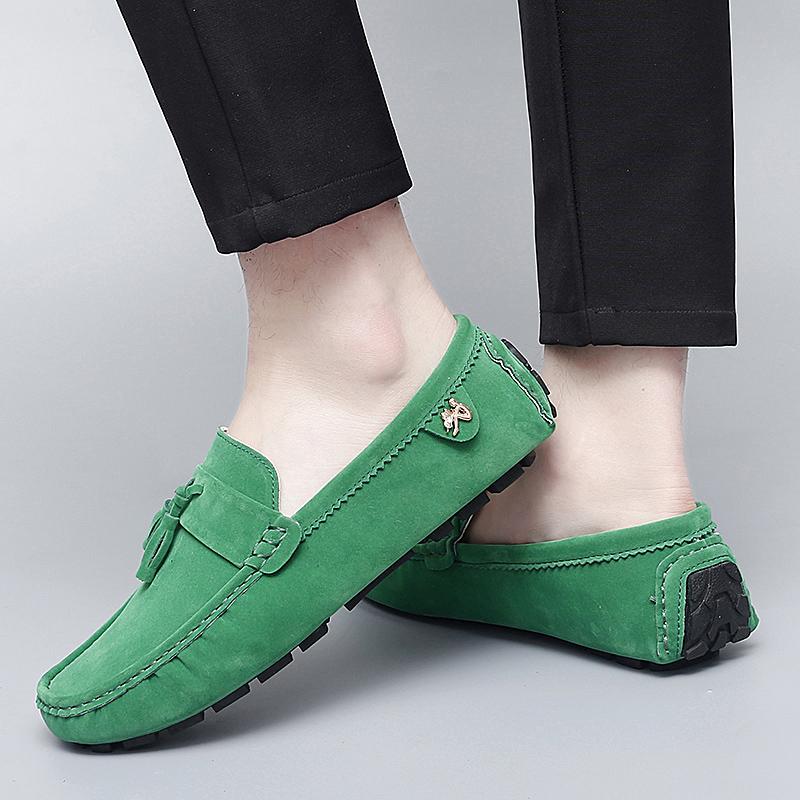 Women Comfort Flats Men’s Moccasins Loafer Driving Shoes Casual Slip On Unisex Plus Size Suede Shoes Red Black Green Blue Shoes
