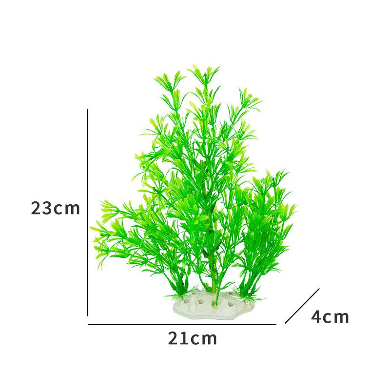 Realistic Plant Fish Tanks Decoration Artificial Plant With Base Aquariums Landscaping Decoration Accessories Underwater Plant