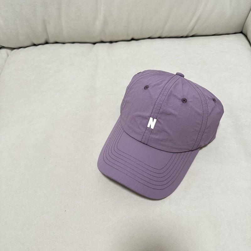 Summer Baseball Hat Male and Female Couple Shade Casual Versatile Small Letter Simple Soft Top Cap Embroidery