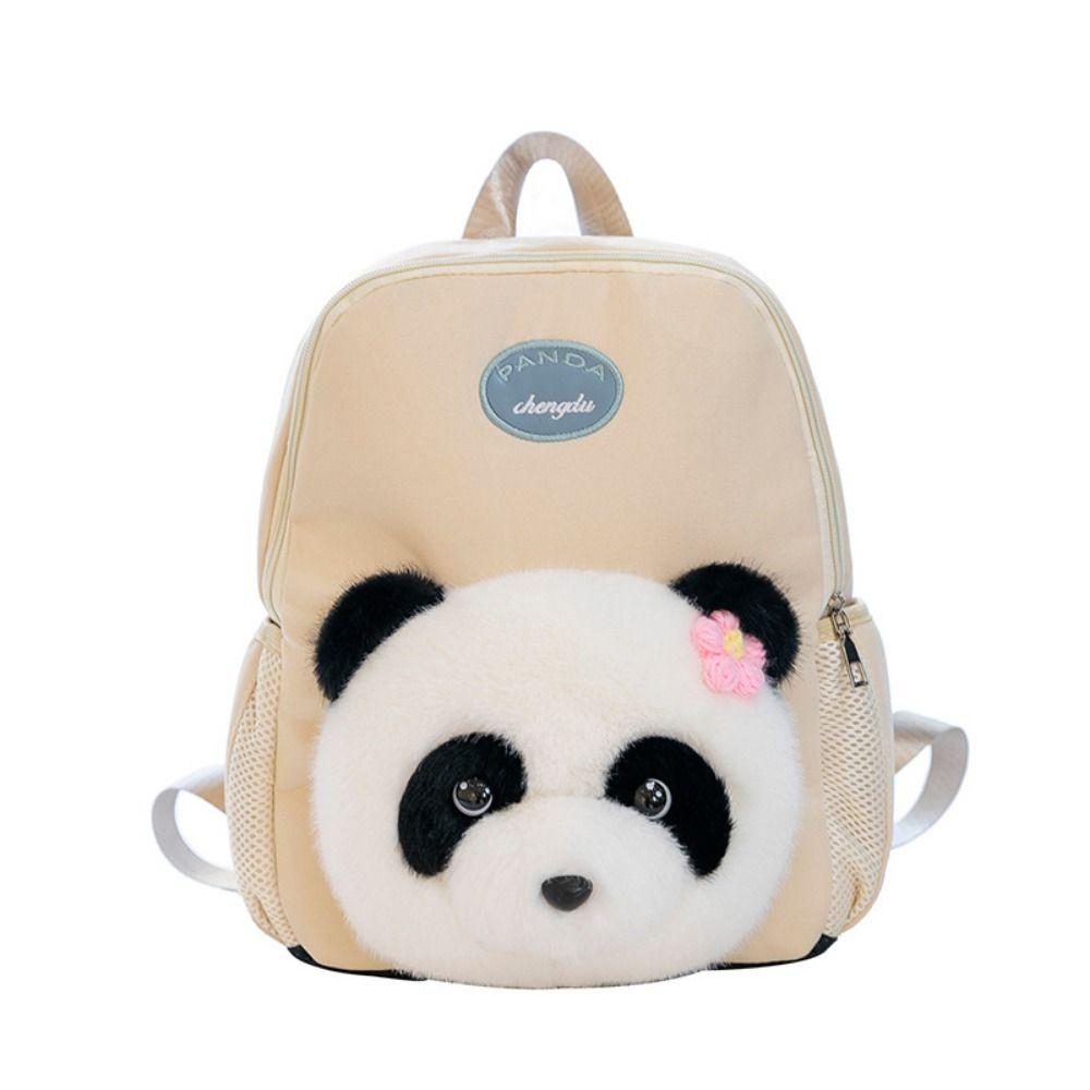 Lightweight Children's Panda Backpack Panda Shape Panda Primary School Bags  Girls Boys