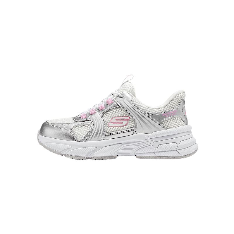 Skechers Girls Fashionable Casual Shoes Kids sneaker White 319078L-WSPK 32
