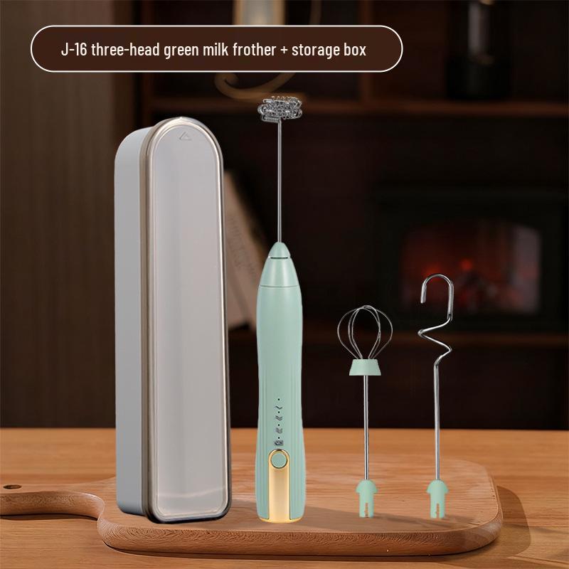 Electric Handheld Milk Frother & Egg Beater for Coffee and More