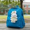 Cartoon Flower Skirt Bunny Pendant 12CM Rabbit Doll Pendant Fashion Backpack Bunny Charm  Gifts