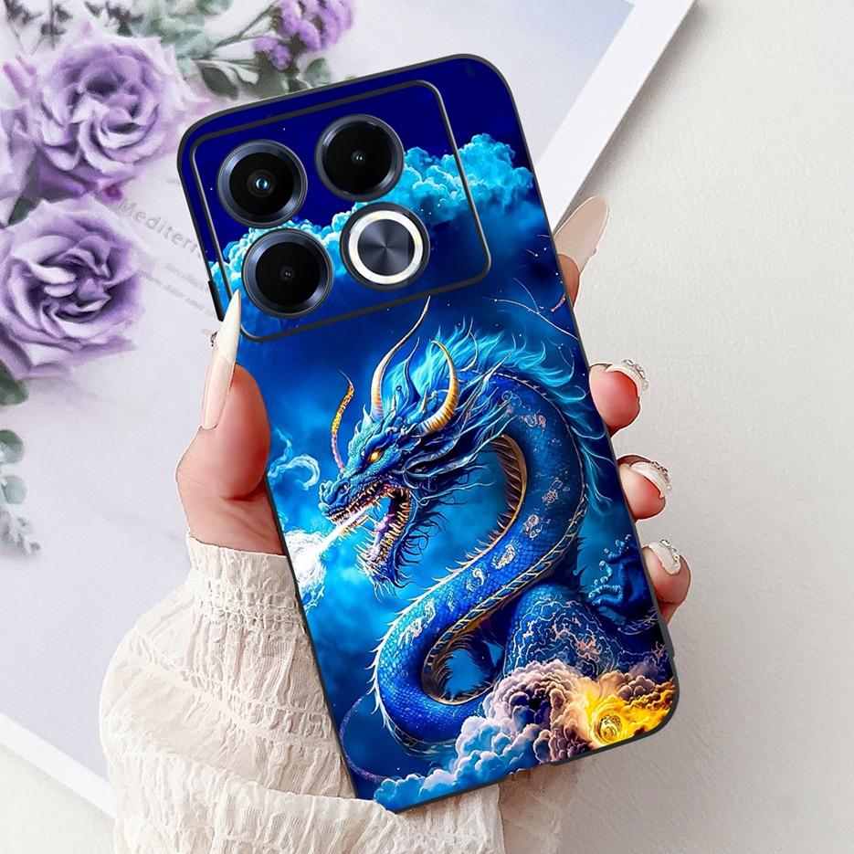 For Infinix Note 40 5G Case X6852 New Luxury Painted Cover Soft Silicone Phone Case For Infinix Note 40 Pro Plus Note40 4G Shell