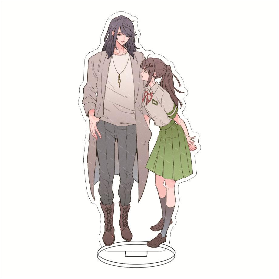 Anime Suzumeno Tojimari Suzume Movie Acrylic Stand Model Plate Decoration Desk Figure Display Girl Gift Artist Products Standee