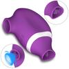 2 In 1 Clit Sucker Vibrator Female for Women G-Spot Sucking  Licking Double Stimulation Nipples Massagers Tongue Sex Toy Adult