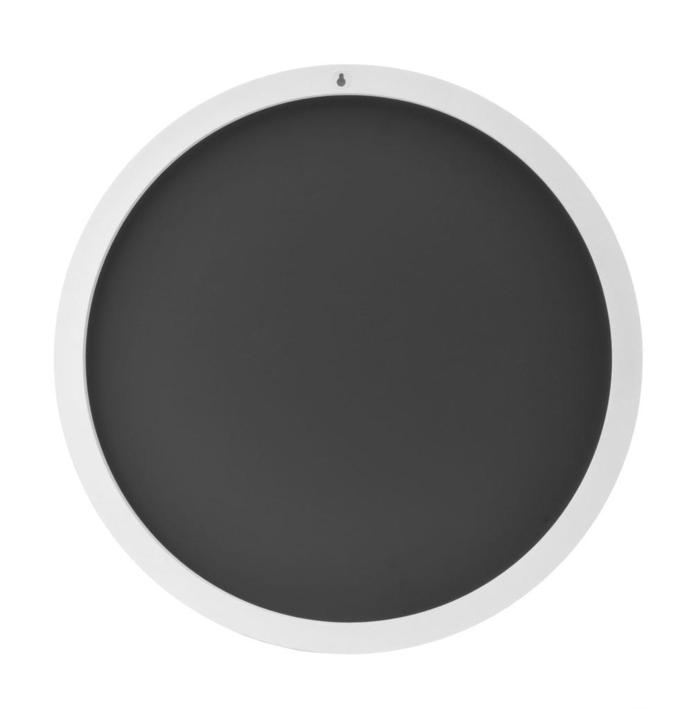 Lustro Okrągłe Drewniane Skandynawskie 60 Cm Białe Bd Art