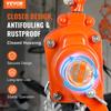 Manual Lever Chain Hoist, 1/4 Ton 550 Lbs Capacity 10 FT Come Along, G80 Galvanized Carbon Steel with Weston Double-Pawl Brake, Auto Chain Leading &