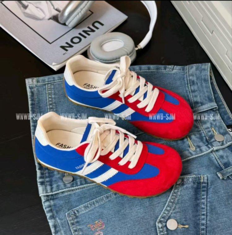 Yellow Forrest Gump shoes women's shoes 2025 new popular spring and summer flat-bottomed German training shoes versatile sports and leisure board shoe