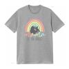 Mama Of An Angel Pastel Rainbow Baby Loss Memorial Print Casual T Shirt Vintage Washed Graphic Fashion Slightly Soft