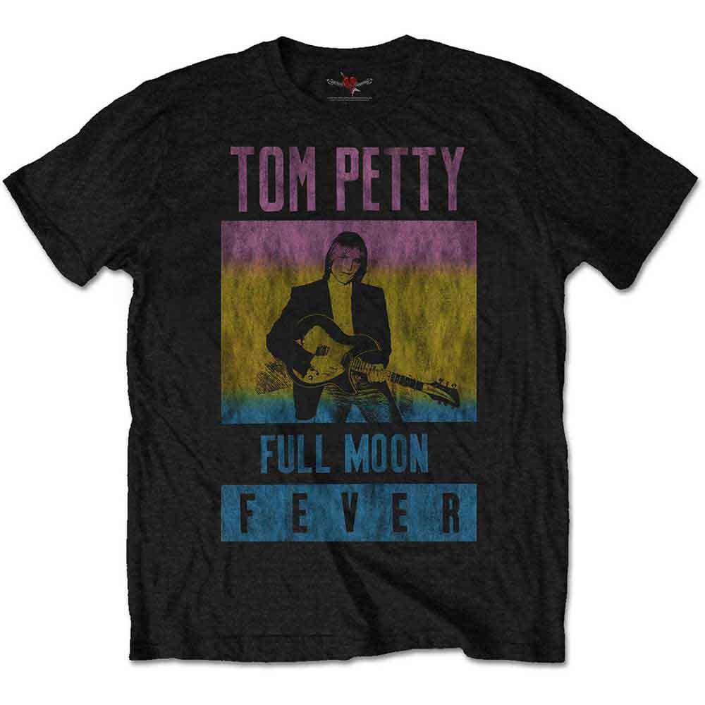 Men's Tom Petty & The Heartbreakers Full Moon Fever T-shirt XX-Large Black