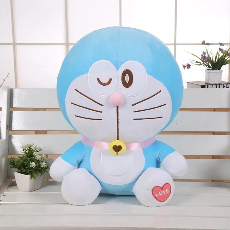 Original Kawaii Doraemon Plush Toy Stand By Me Cute Stuffed Plushie Doll Cartoon Cat Animal Sofa Bed Pillow Toy Baby Kids Gift