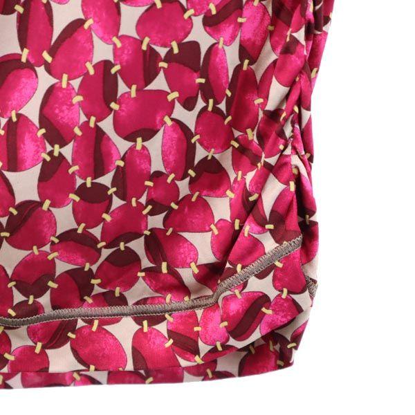 Missoni Made In Italy Overall Handle Long Sleeve Cut 40 Pink Women Used