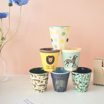 Rice Baby Cup Small Set of 6, Jungle Animal Green, 1 Set, Popular Korean Parenting Items