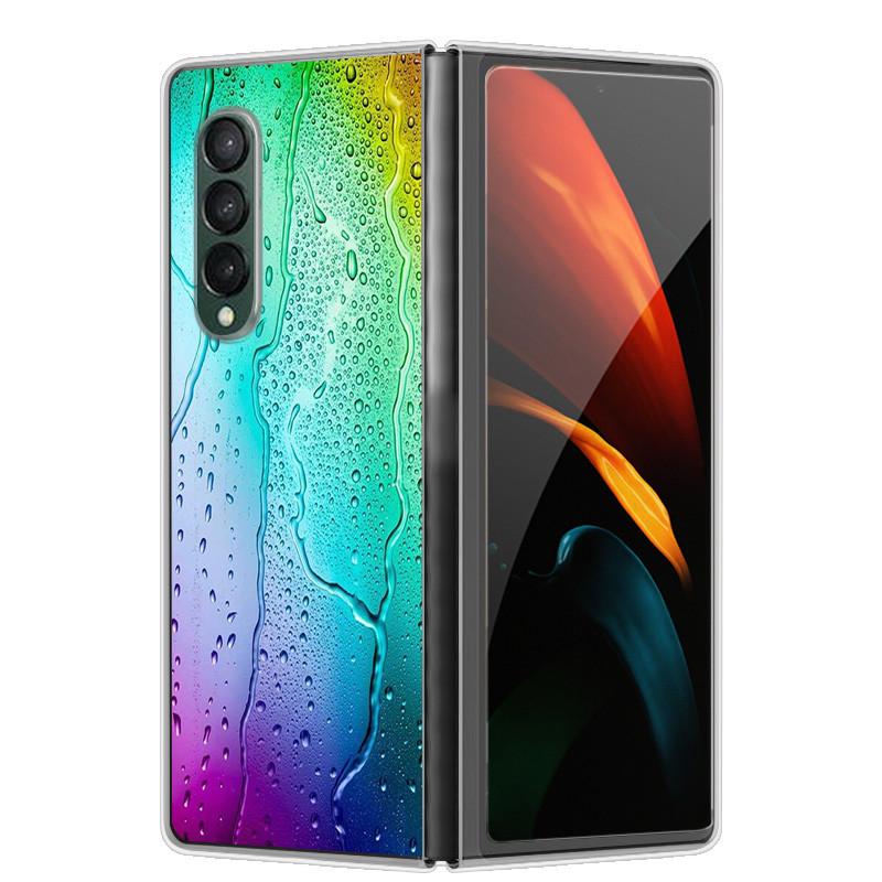 Etui na Samsunga Z Fold 5 Słodkie Modne Twarde Przezroczyste Etui na Telefon dla Samsunga Galaxy Z Fold5 5G ZFold 4 6 5G Powłoka Ochronna ZFold6