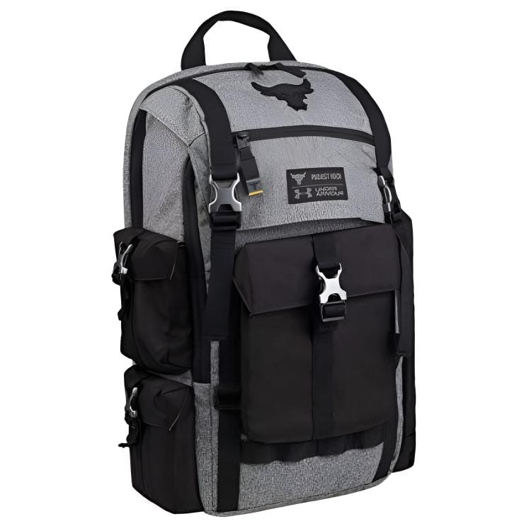 Under Armour Under Armour Project Rock Polyester Backpack Unisex Gray 1325331-040