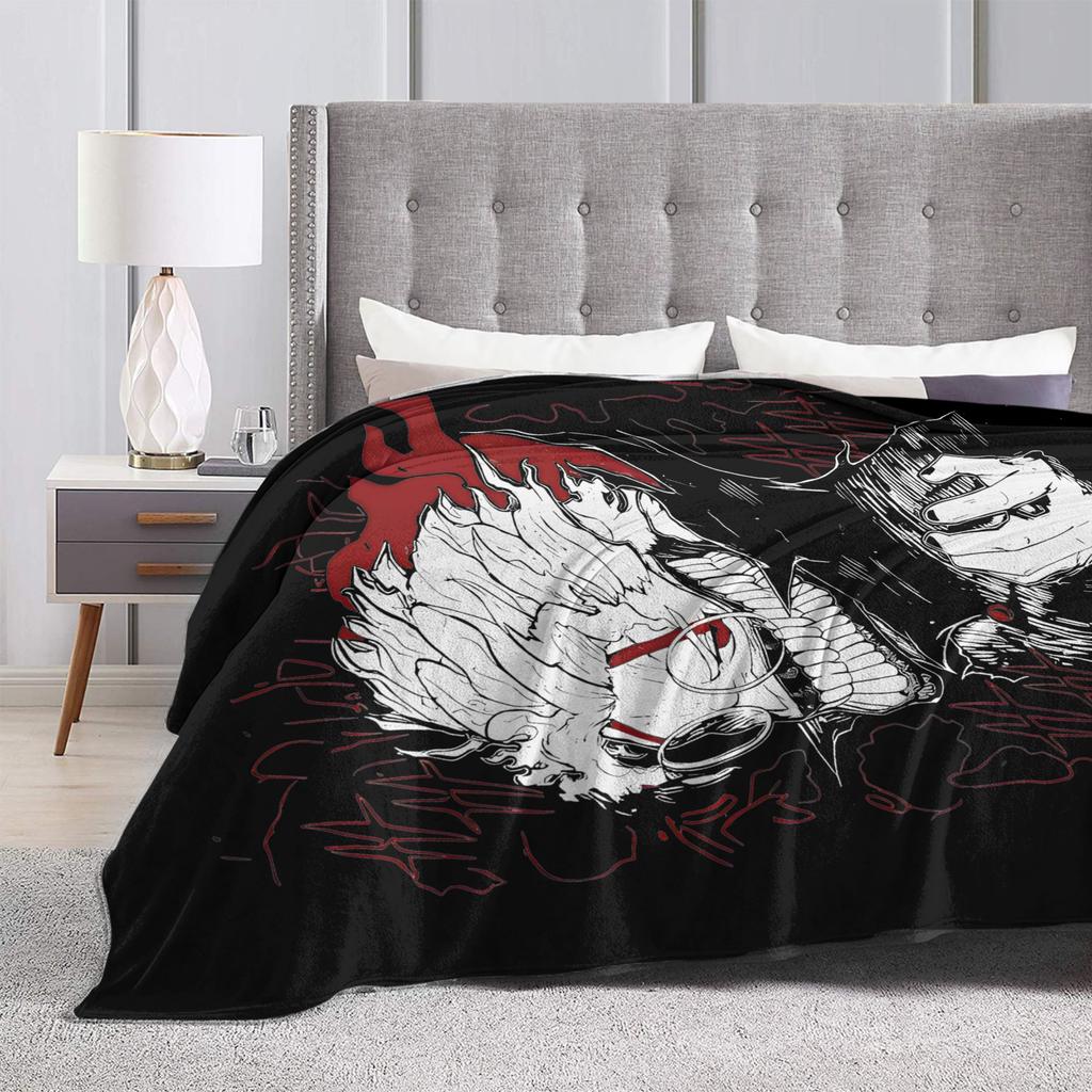Dandadan Anime Blanket Cover Coral Fleece Plush Okarun Super Warm Throw Blanket for Bedding Couch Bedspread