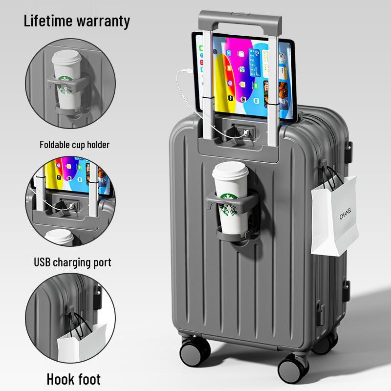 2025 Durable Travel Suitcase with Combination Lock for Students and Adults