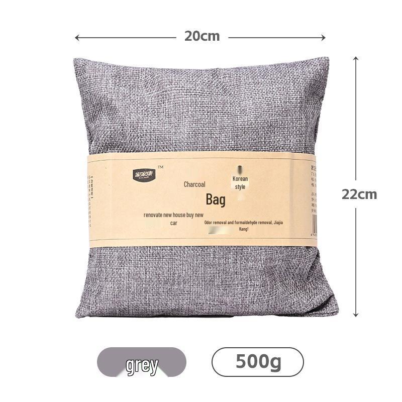 Bamboo Charcoal Bag for Car Odor & Formaldehyde Removal - 200g Activated Carbon Bag