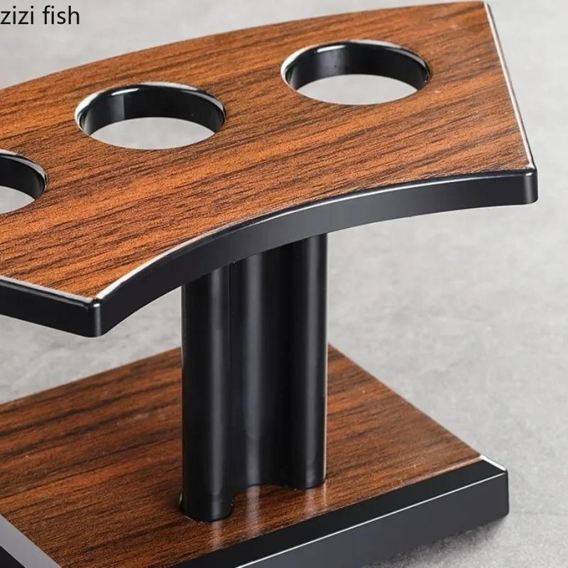 Wood Grain Plastic Dessert Rack Sushi Plate Hand-roll Rack Ice Cream Stands Dim Sum Dish Cake Stands Snack Trays Display Stands
