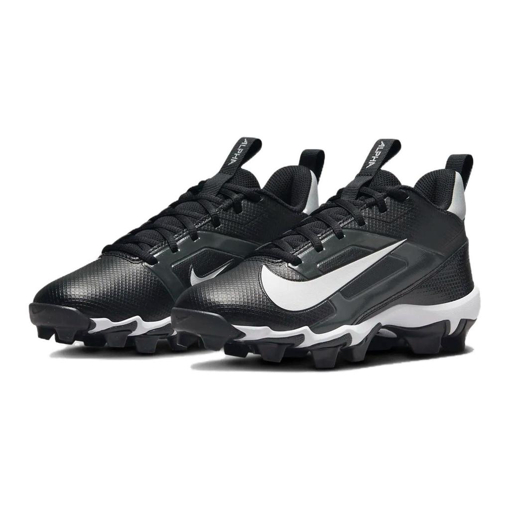 Nike Alpha Menace 4 Shark Wide GS Black White Kids Sneakers Light-Smoke-Grey Metallic-Silver FQ4016-001