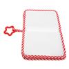 My First Photo Album Strawberry Pattern Soft Cloth Photo Book with Safe Mirror for 17 Photos