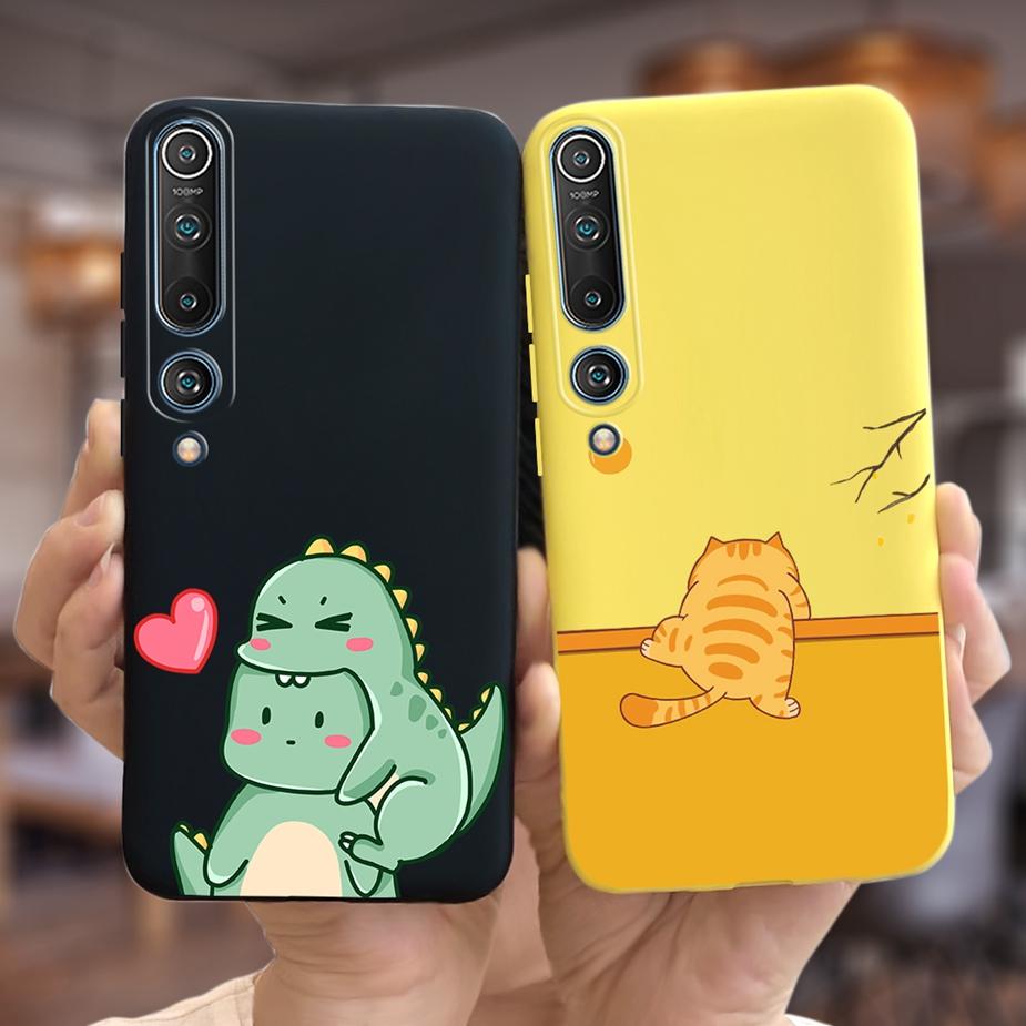 For Xiaomi Mi 10 Pro Case Cute Fashion Painted Cover Soft TPU Shockproof Phone Case For Xiaomi Mi 10 Lite Mi10 Pro 5G Full Coque