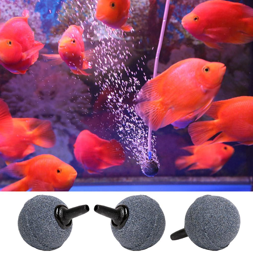 10 Stück Luftstein Aquarium Pumpe Kugel Diffusor Aquarium Teich Sauerstoff Sprudler TZ