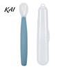 Safe Kitchenware for Kids Silicone Baby Feeding Spoon, Soft Non Slip Training Utensil, Easy BPA Free Utensils Cleaning Complementary Spoon Infants And