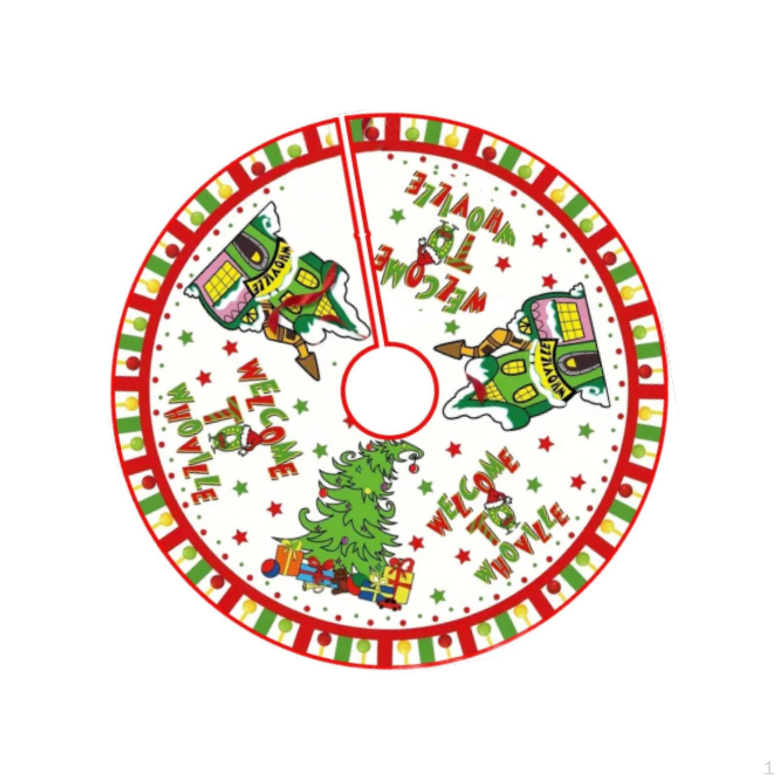 

39-дюймовая рождественская елка юбка украшение круглый деревенский ковер многоразовый праздничный коврик для Style F