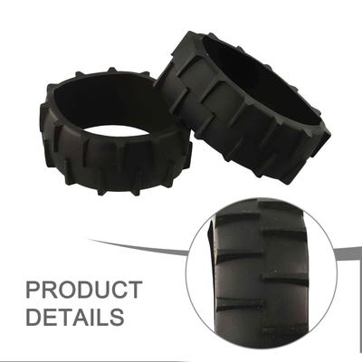 1/2/4Pcs Lawn Mowing Robot Rubber Anti Pulley For Dreame A1 Robotic Lawnmower 110x40mm Lawn Mower Robot Anti Pulley Black