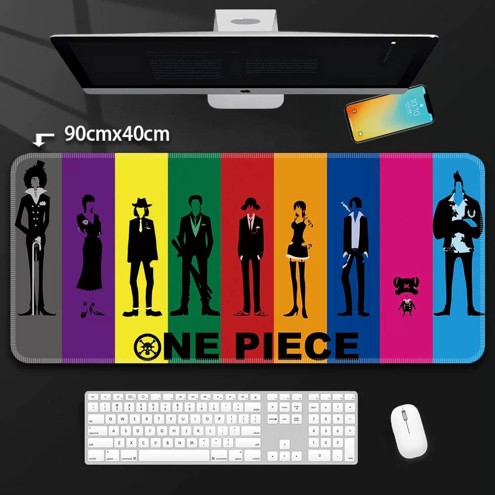 One Piece Leather Mouse Pad Oversized Peripherals Two-dimensional Anime  Monkey D. Luffy Roronoa Zoro  Boys Computer E-sports Game Keyboard Table Mat
