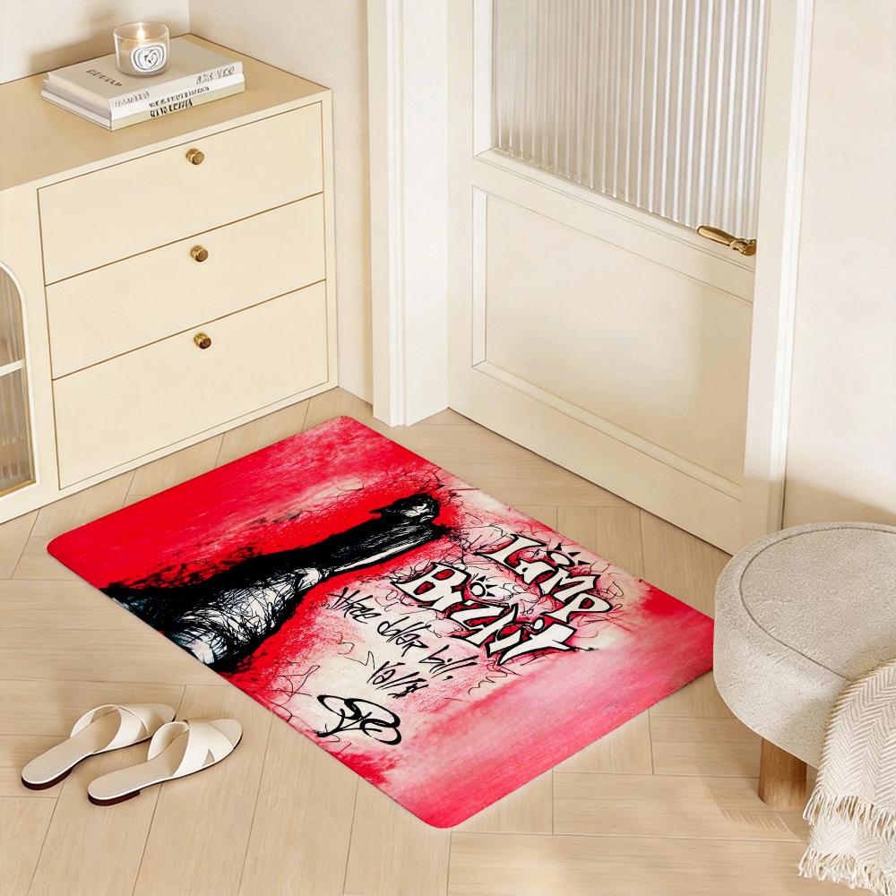 Limp Bizkit Classic Floor Mat Eco  Flannel Doormat Non Slip Odorless Indoor Floor Rug Soft Short Plush Home Mat