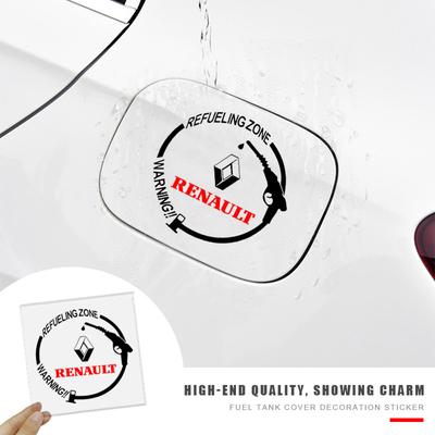 1Pcs Car Fuel Tank Cap Stickers Vinyl Fashion Decoration Decals For Dacia Megane 3 2 4 CC Clio 4 Koleos Clio Laguna 2 3 Duster Logan