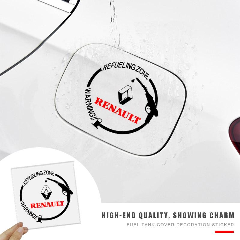 1 ks Nálepky na víčko palivové nádrže auta Vinylové módní dekorační nálepky Pro Renault Dacia Megane 3 2 4 CC Clio 4 Koleos Clio Laguna 2 3 Duster Logan