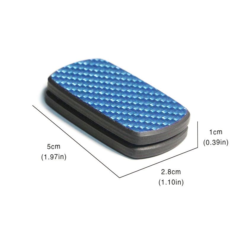 Fibre Carbon Edc Magnetic Push Card Pushing Plate Mechanical Slider Coin Relieve Stress Easing Toy Antistresse Mini Fidget