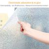 Window Privacy Film 3D Window Film Rainbow Sticker 3D Stained Glass Window Decals Static Cling Stickers for Bathroom