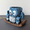 Plant Pots Cute Owl Resin Flowerpot Wall Planter for Indoor Plants for Home Kitchen Window Outdoor Garden Patio Orchid Fern