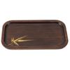 Wood Rectangular Tea Tray Rectangular Shape Snack Platter Bamboo Tea Tray  Household Kitchen
