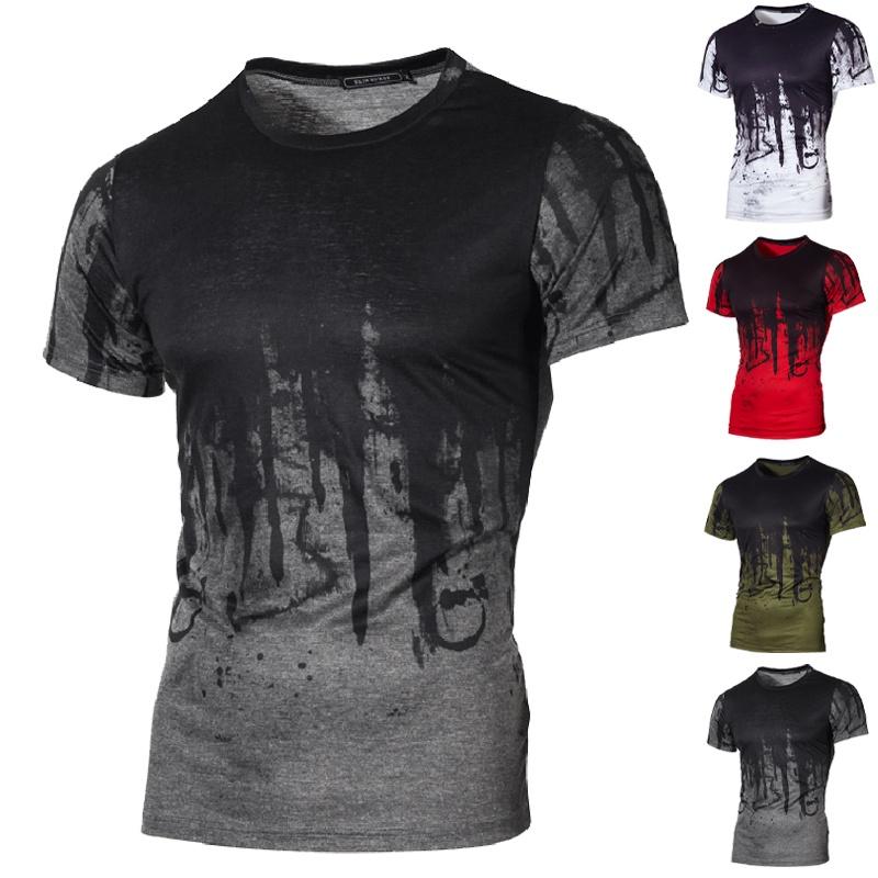 Premium Quality Mens T Shirt Slim Fit Casual T-shirt For Summer And Sport Activities